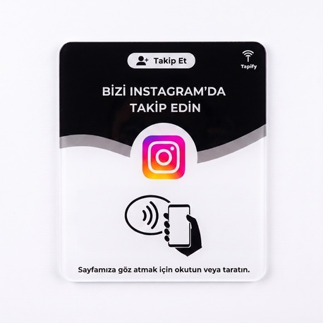 Instagram NFC Kartı