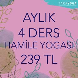 Aylık 4 Ders Hamile Yogası