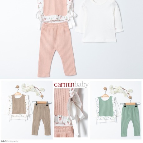 CARMİN BABY FIRFIRLI ÜÇLÜ TAKIM (24 AY)