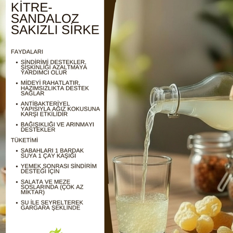 Kitre-Sandaloz Sakızlı Sirke