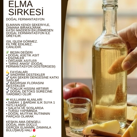 Elma Sirkesi Doğal Fermantasyon