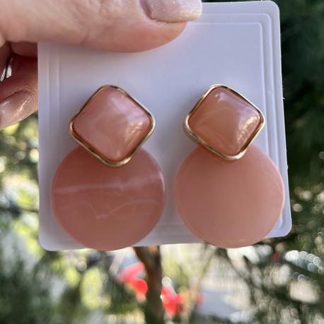 Soft pembe küpe 