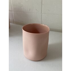 MONTE - Pembe Mat Porselen Bardak