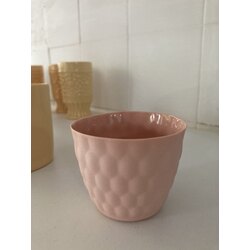 Lung - Pembe Mat Porselen Bardak
