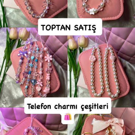 12 adet karışık charm paketi