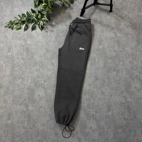 Stwd Baggy Paça Lastikli Eşofman/Füme
