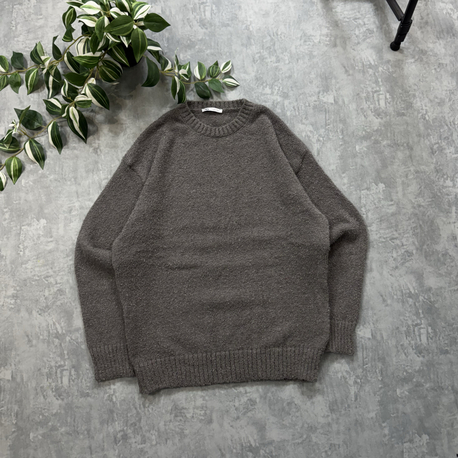 Zara Tiril Tirik Kumaş Basic Sweatshirt/Gri