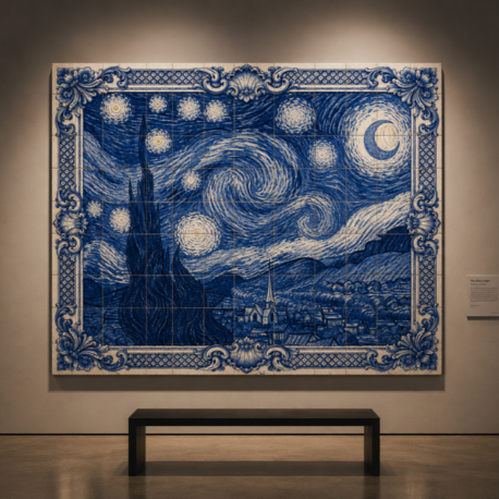 The Starry Night – Vincent van Gogh  Masterpieces No.002 – Starry Night