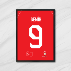 Euro 2008 A Milli Takım - Semih Şentürk Forma Tablo