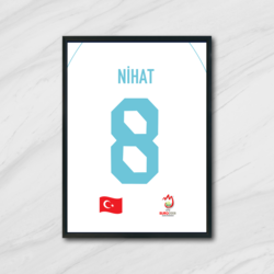 Euro 2008 A Milli Takım - Nihat Kahveci Forma Tablo