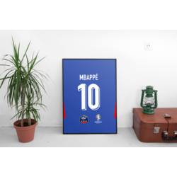 Euro 2024 - Fransa Mavi Forma Tablo