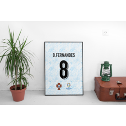 Euro 2024 - Portekiz Beyaz Forma Tablo