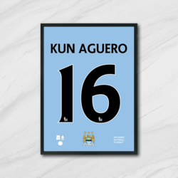 Manchester City - Kun Aguero Forma Tablo