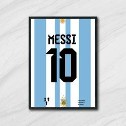 Arjantin - Lionel Messi Forma Tablo 