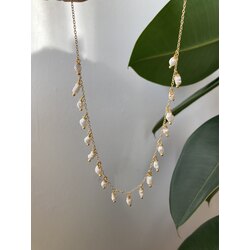 Forse Row Pearl Necklace