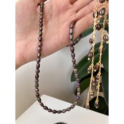 Black Pearl Necklace