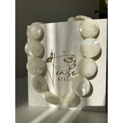 Coin Mother Of Pearl Necklace