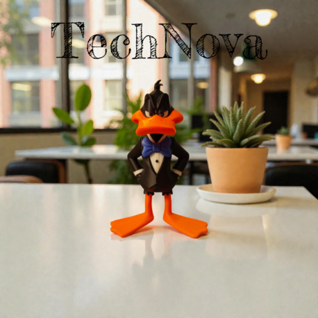 Daffy Duck – Smokinli Özel Tasarım 3D Figür