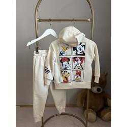 mickey ön fermuar detaylı takım