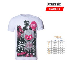 Bad Monkey Baskılı Tişört