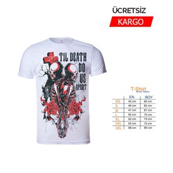 Til Death Baskılı Tişört