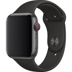 Apple Watch Siyah Silikon Kordon 42/44mm