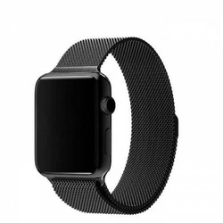 Apple Watch Siyah Metal Kordon 42/44mm