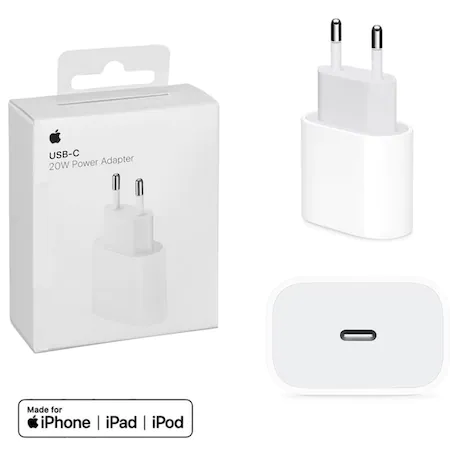 Apple iPhone USB C 20W Güç Adaptörü 