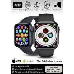 teknostore Yeni Nesil Watch 7 los Android Uyumlu Spor Ve Saglik Sensörlü Bluetooth Aramali Akilli Sa