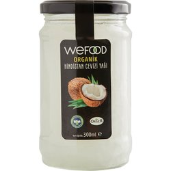 Organik Hindistan Cevizi Yağı 300 ml (Sertifikalı, Soğuk Sıkım)