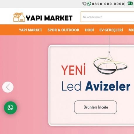 Opencart Hırdavat ve Yapı Market Teması E-Ticaret Paketi