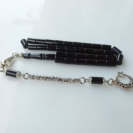 Bilek Boy Orjinal Ateş Kehribar Tesbih. 5x8mm