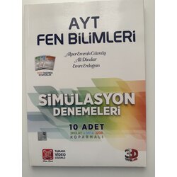 3D Yayınları AYT Fen Bilimleri Simülasyon Denemeleri 
