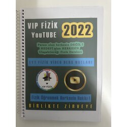VIP FİZİK TYT Youtube 2022 Ders Notları