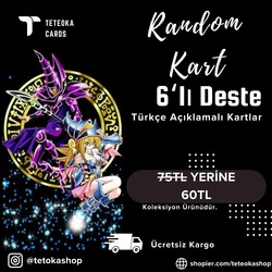 Random Kart 6'lı Deste (Türkçe Açıklamalı Kartlar)