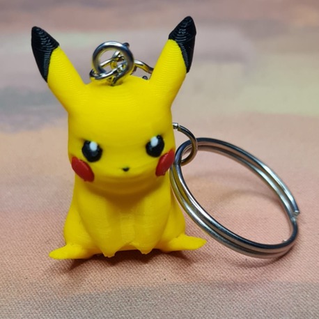 Anahtarlık Pikachu'nun 4cm'lik figürü