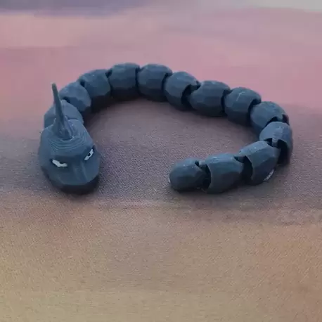 Pokemon Mini Renkli Basım Onix Figürü