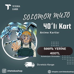 Solomon Muto 40'lı Anime Kart Destesi