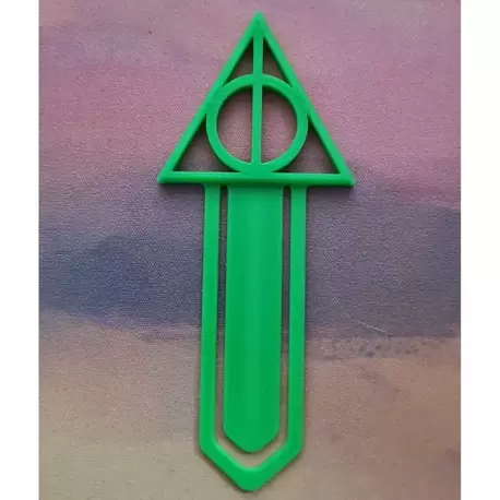 Harry Potter Ölüm Yadigarları Kitap Ayracı (Yeşil)
