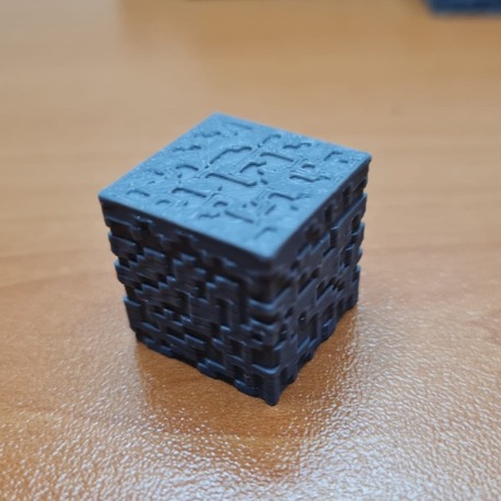 Piksel Tasarım Dekoratif Taş Blok - 3D Baskı Oyun Dekoru - ( sadece 1 (Bir) adet )