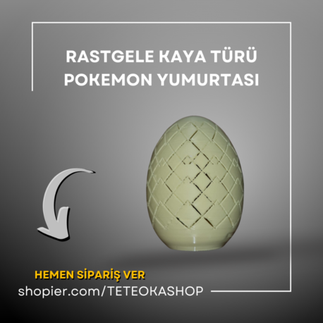 Rastgele Kaya Türü Pokemon Yumurtası