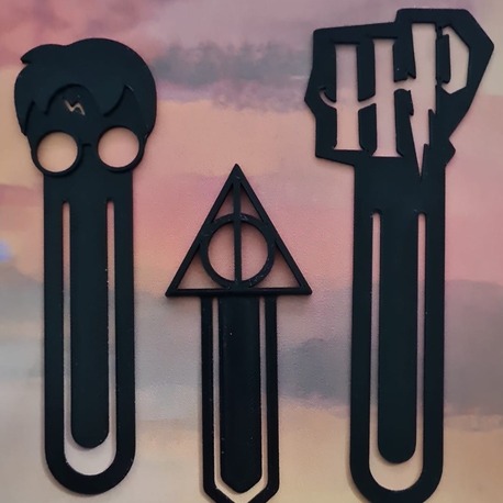 Harry Potter Temalı Kitap Ayraçları Seti (3 Adet)
