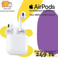 Apple AirPods 2 ve Kablosuz Şarj Kutusu (MRXJ2ZM/A)