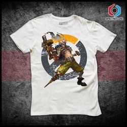Overwatch Junkrat White T-shirt - OWTSJRW1
