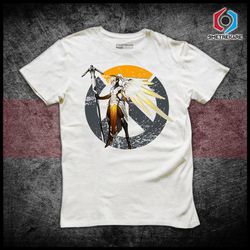 Overwatch Mercy White T-shirt - OWTSMYW1