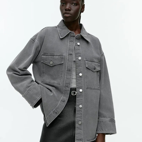Arket Denim Gömlek - Gri