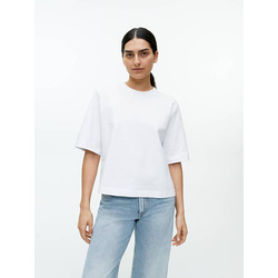 Arket Organik Pamuklu Boxy Fit T-Shirt - Beyaz