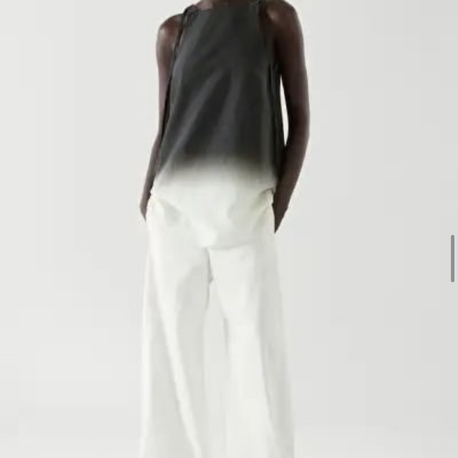 COS Ombre Keten Tunik - Desenli