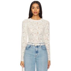 Free People Dantel Üst - Krem