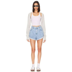 Free People Danni Denim Şort - Açık Mavi